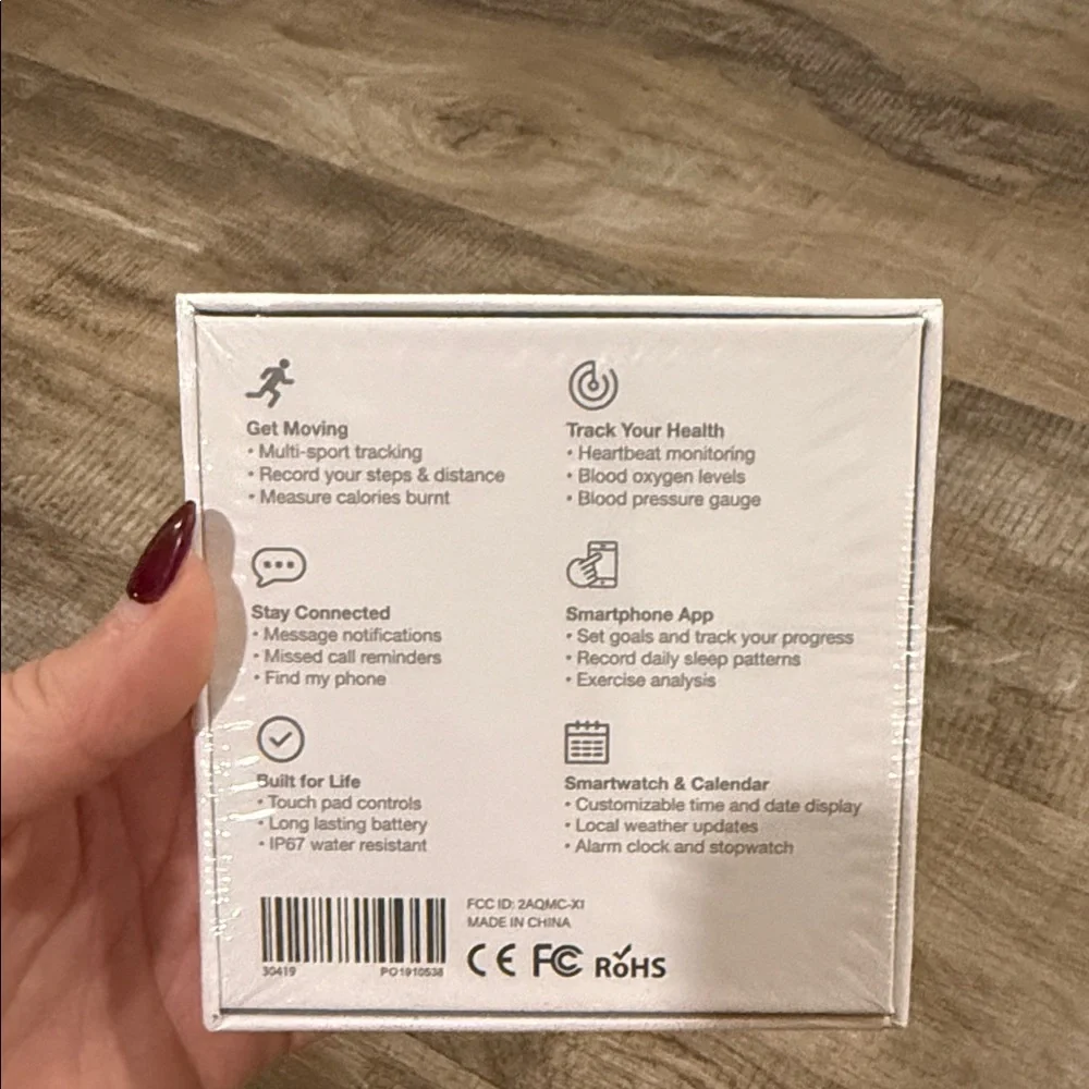 NWT in box KoretTrak Black Smartwatch